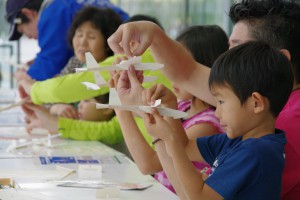 親子紙飛行機教室