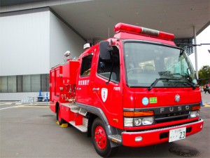 モーターショー　ポンプ車（深川消防署）